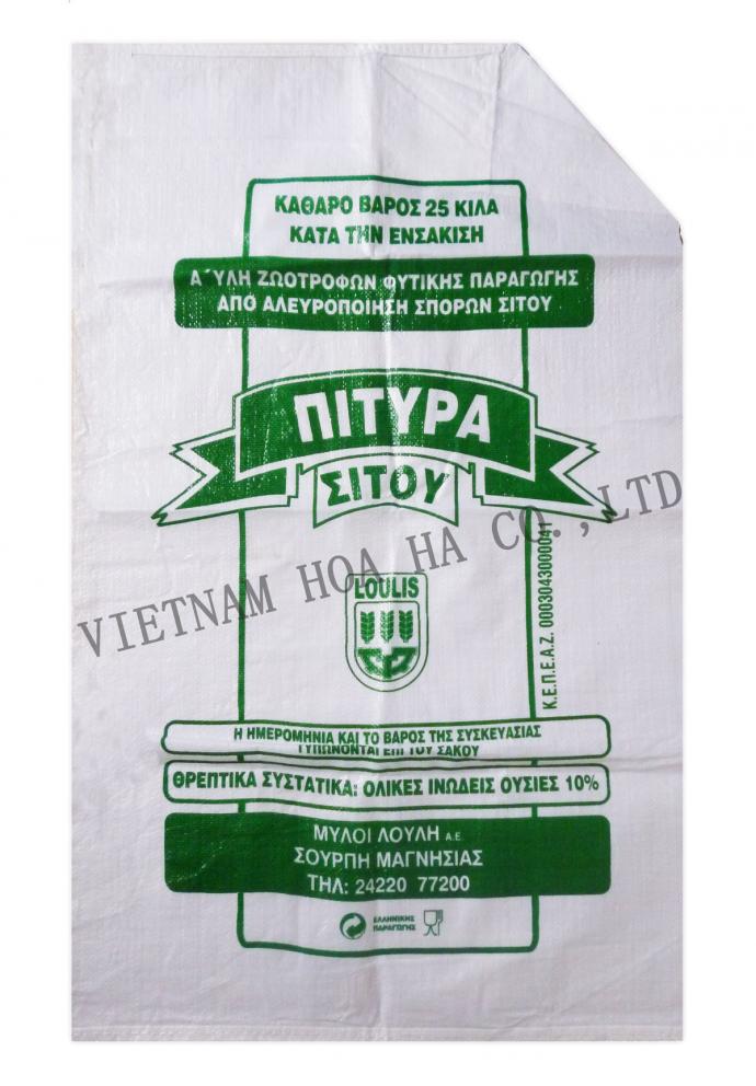 Plain pp woven bag for flour